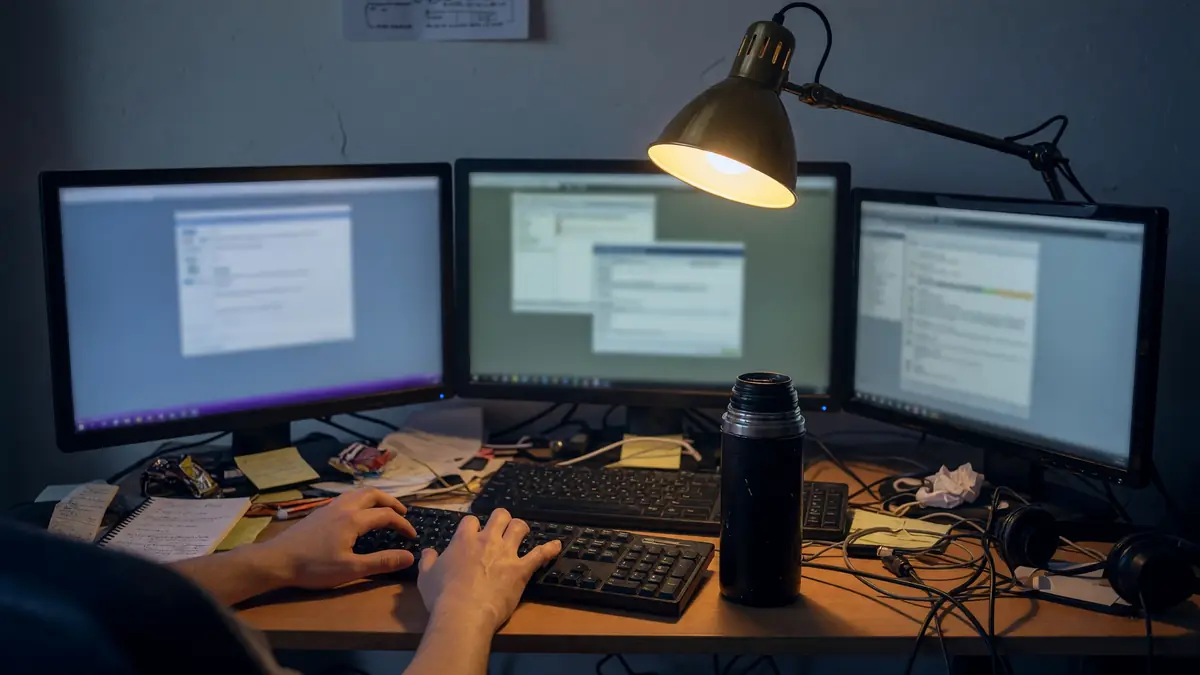Privacy notes desk with documents and soft editorial light